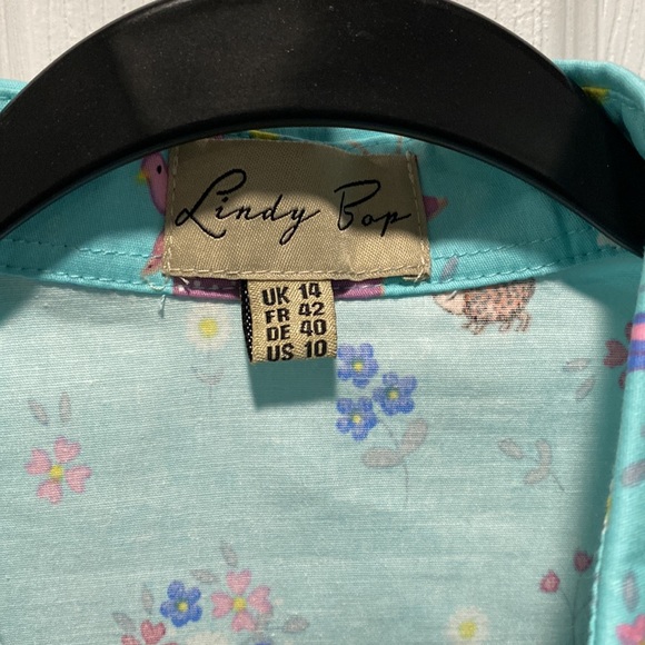 Lindy Bop Woodland Creature Top Size UK 14/US 10 - Picture 2 of 6